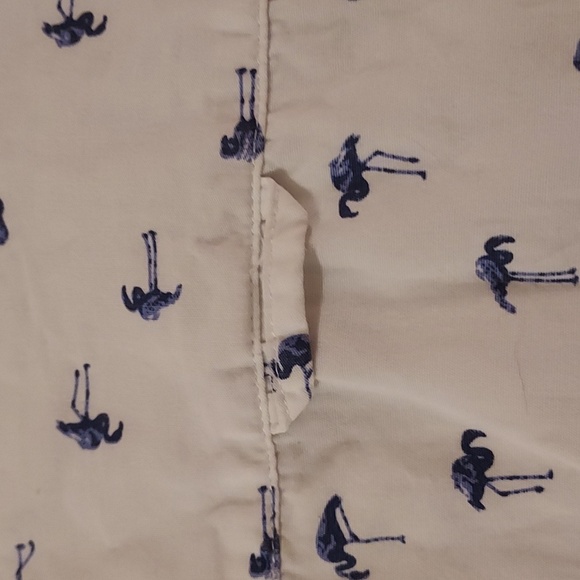 Denim and Flower Short Sleeved Button Down - Picture 8 of 9